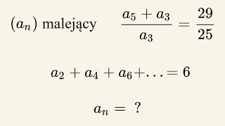 Szereg geometryczny  poziom rozszerzony  zadanie od CKE [upl. by Evslin]