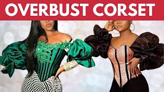 OVERBUST CORSET WITH YOKE  Cutting amp Stitching  How to Cut amp Sew a Victorian Overbust Corset Silem [upl. by Ycak]