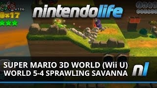 Super Mario 3D World Wii U World 54 Sprawling Savanna [upl. by Noelyn]