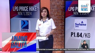 LPG price hike November 1 2024  Unang Hirit [upl. by Aniluj758]