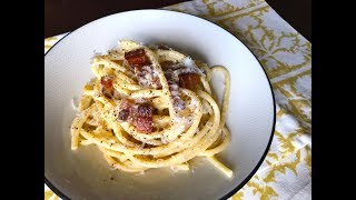 How to Make Real Spaghetti Carbonara  Christine Cushing [upl. by Uis747]