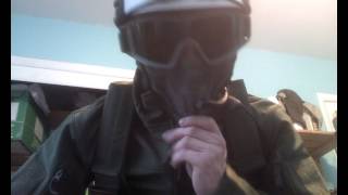 How to Set Up Airsoft Mesh Mask and FAST Helmet headgear [upl. by Server]