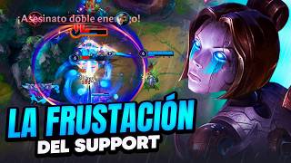 EL PROBLEMA de ser MAIN SOPORTE con ORIANNA SUPPORT [upl. by Ecirtahs]