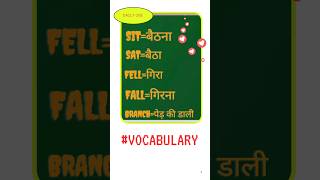 Vocabulary Dailyरोज english के नये word meaning सीखे english vocabularymeaning english shorts [upl. by Deane117]