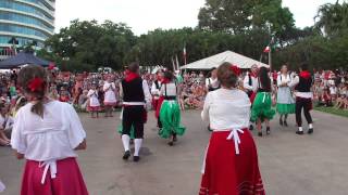 Darwin Italian Festival 2013  Tarantella Group 6pm [upl. by Onibag]