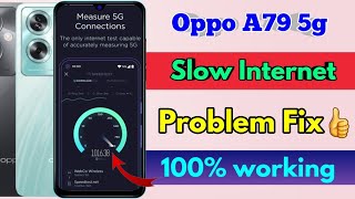 oppo a79 5g high internet speed setting oppo a79 5g fast internet setting [upl. by Adnohsal]