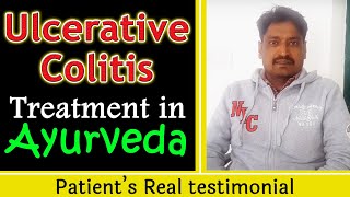 Ulcerative Colitis Treatment in Ayurveda  Real testimonial [upl. by Liemaj]