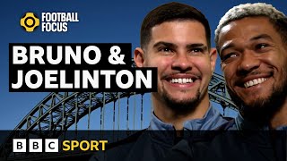 Bonny lads Newcastles Bruno amp Joelinton try Geordie slang  Football Focus [upl. by Happy348]