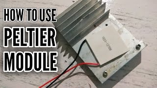 how to use peltier module for cooling  TEC112706 peltier module [upl. by Brenza]