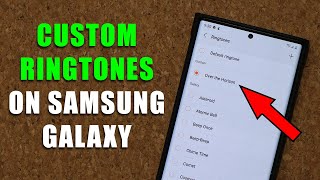 How to Set ANY Song as Custom Ringtone on your Samsung Galaxy Smartphone [upl. by Anirod]