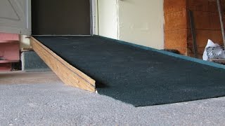 How to build a household wheelchair ramp [upl. by Llewon]