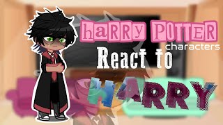 Harry Potter characters 4th year react to Harry  Drarry  WIP [upl. by Kilk]