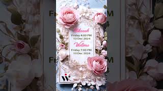 EDIUS X Best 3D Floral Wedding Invitation Instagram Story whatsappinvitation wedding [upl. by Joellyn137]