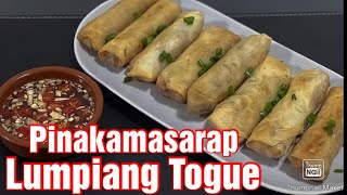 Lumpiang Togue Recipe  Panlasang Pinoy [upl. by Svirad940]