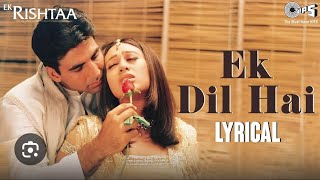 Ek Dil Hai Mera Dil Hai l Kumar Shanu l Alka Yagnik l youtubevideos youtubeshorts song 90s [upl. by Annatsirhc]