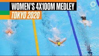 Swimming Womens 4x100m Medley Relay Final  Tokyo 2020 Replays [upl. by Biron]