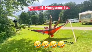 Lachflash beim Aufbau der Hängematte 🤣🤣🤣🤣 [upl. by Daye]