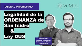 Legalidad de ordenanza que delimita la VIS en San Isidro con Abogado especialista Richard Chang [upl. by Guild]