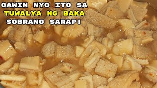 WAG PURO KARE KARE O PAPAITAN ANG LUTO NYO SA TUWALYA NG BAKA TRY NYO ITO  TUWALYA NG BAKA RECIPE [upl. by Seluj]