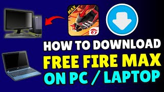 How To Download Free Fire Max on PC amp Laptop  Download Free Fire on PC 2024 [upl. by Sabu]