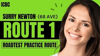 ICBC Road Test Newton 68 Ave Practice Route Part 1  4K [upl. by Elockin]