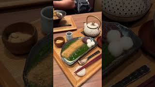 Warabi mochi dessert in Japan [upl. by Anires]