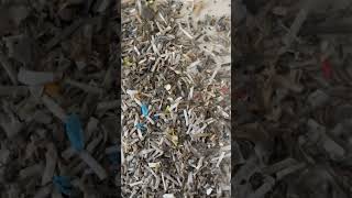 The color sorter selects black scraps from plastic scraps machine ricecolorsortermachine farming [upl. by Bartlet]