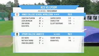 Kings College School Wimbledon U12A v Epsom College Under 12 [upl. by Akcirahs]