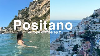 positano diaries  amalfi coast boat day amp beach club [upl. by Danielle]