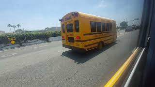 Alhambra Unified School District School Bus Starcraft Quest 395 Same students and new students [upl. by Lodie640]