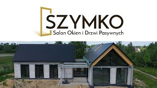 Szymko  Montaż okien aluminiowych system przesuwny HST montaż szczelny Szymko Białystok [upl. by Anelle]