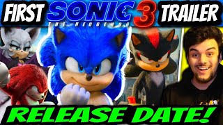 First Sonic Movie 3 Trailer Release Date Leaked  Coming Before Despicable Me 4 or Comic Con [upl. by Dranek]