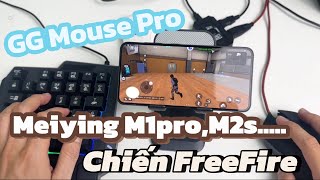 Kết nối bộ chuyển đổi Meiying M1proM2schơi app GG Mouse Pro chiến FreeFire [upl. by Inalej950]