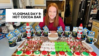 VLOGMAS DAY 9 HOT COCOA BAR [upl. by Amaty]