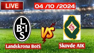 Landskrona BoIS Vs Skovde AIK  Sweden Superettan [upl. by Anelrac907]