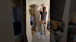 drywall Install Around a Doorway Heres How [upl. by Niven603]