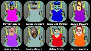 BARNIES PRISON ESCAPE 2GUMPY GRANGRANNY BARYS PRISON RUNBETTYS NURSERY ESCAPEBABY GRANNY [upl. by Urbain]