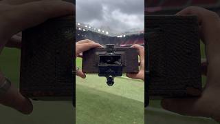 Old Trafford On A 130 YearOld Panoramic Film Camera 🎞️ expiredfilmclub filmphotography manutd [upl. by Symer787]