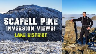 Scafell Pike Inversion Adventure  Stunning Winter Hiking 2024  Lake District [upl. by Carrillo]