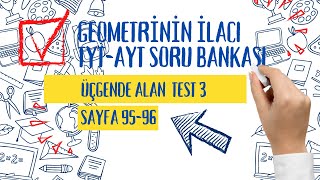 ACİL YAYINLARI GEOMETRİNİN İLACI SORU BANKASIÜçgende Alan Test 3 [upl. by Lladnew]