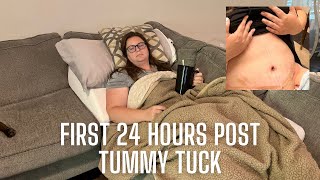 Tummy Tuck Recovery  The first 24 hours post op [upl. by Nodarb]