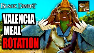 Valencia Meal Rotations for Imperial Turn In  Black Desert Online [upl. by Nareik67]