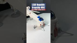 Custom LEGO Republic Gunship MOC legostarwars [upl. by Cassondra216]