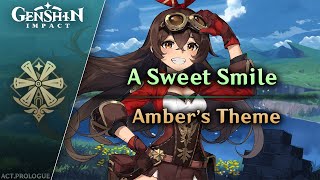 A Sweet Smile  Ambers Theme  Genshin Impact OST [upl. by Amabil]