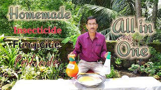 How to make Insecticide Pesticide  Fungicide  Antibiotics Miracle All in one Solution [upl. by Nyrehtac]