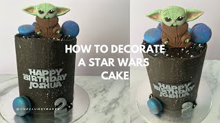 How to Decorate a Star Wars Themed Cake [upl. by Badger]