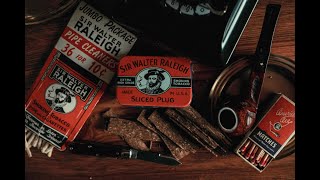 Sir Walter Raleigh Sliced Plug Pipe Tobacco 1930s [upl. by Lello999]