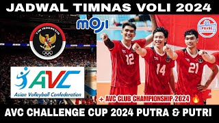 Jadwal Timnas Voli Indonesia 2024  AVC Challenge Cup 2024  AVC Volleyball 2024 [upl. by Balfore]