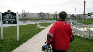 Fishing At The Cheboygan Dam in Cheboygan Michigan [upl. by Auhs]