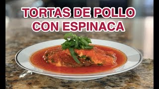 🍃 TORTITAS DE POLLO CON ESPINACA 🍃 [upl. by Cioffred]